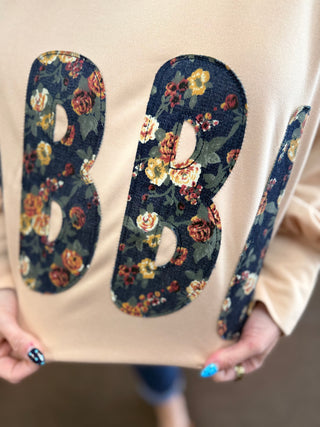 Floral Gobble Oversized Sweatshirt