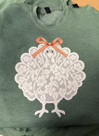 Lace Turkey Sweathirt