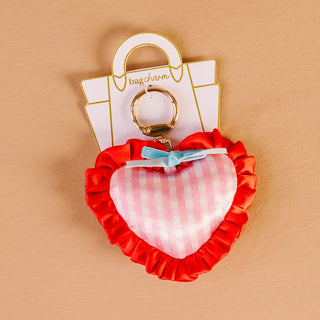 Puffy Heart Bag Charm
