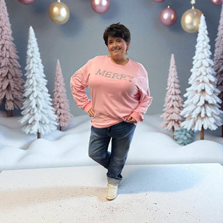 Pearl Merry Pink Sweatshirt