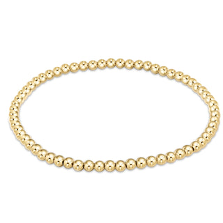 EGIRL ENEWTON CLASSIC GOLD 3MM BEAD BRACELET