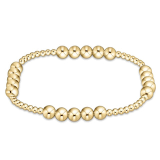 Enewton Classic Blissful 5MM Bead Bracelet Gold Bracelet