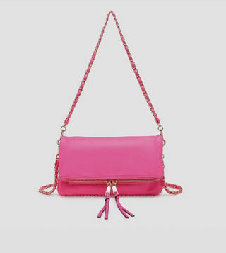 Julie Studded Detail Crossbody w/ Chain Strap
