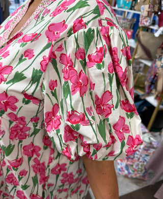 Blush Garden Babydoll Dress