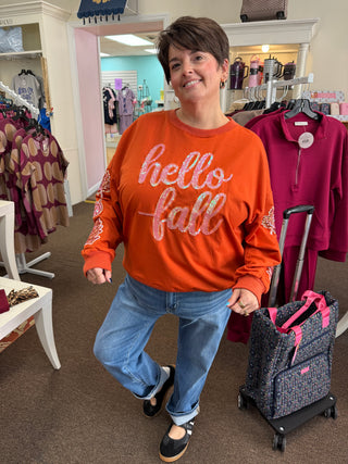 Glam Hello Fall Top