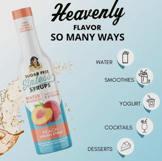 Miss Mary's Peach Sugar Free Sinless Syrup
