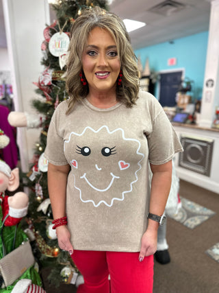 Gingerbread Face Tshirt