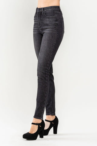 Judy Blues HW Tummy Control Black Wash Skinny