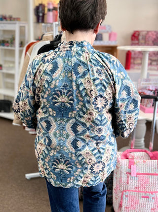 Not So Abstract V-neck Top