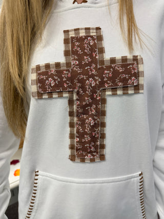 Cross Hooded Sweatshirt
