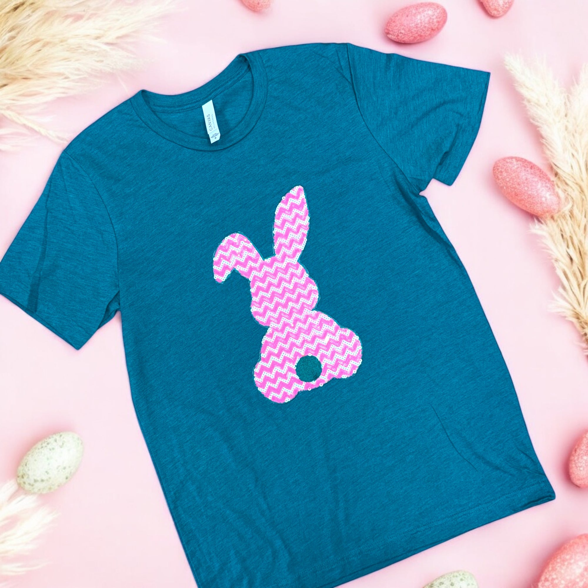 Chevron Bunny Patch Tee