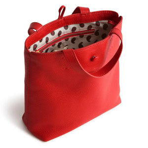 Vera Bradley Mini Original Tote Goji Berry Red