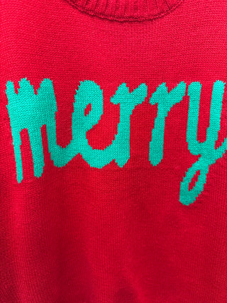 Merry Sweater Red & Green