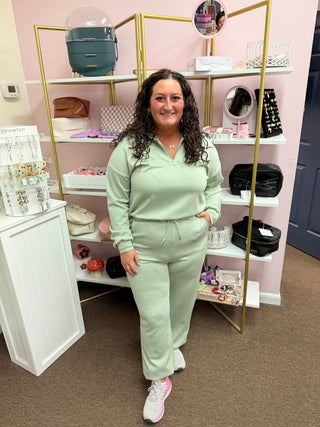 Seafoam Scruba Pants Set
