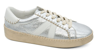 Corkys Friend Zone Silver Crinkle Metallic