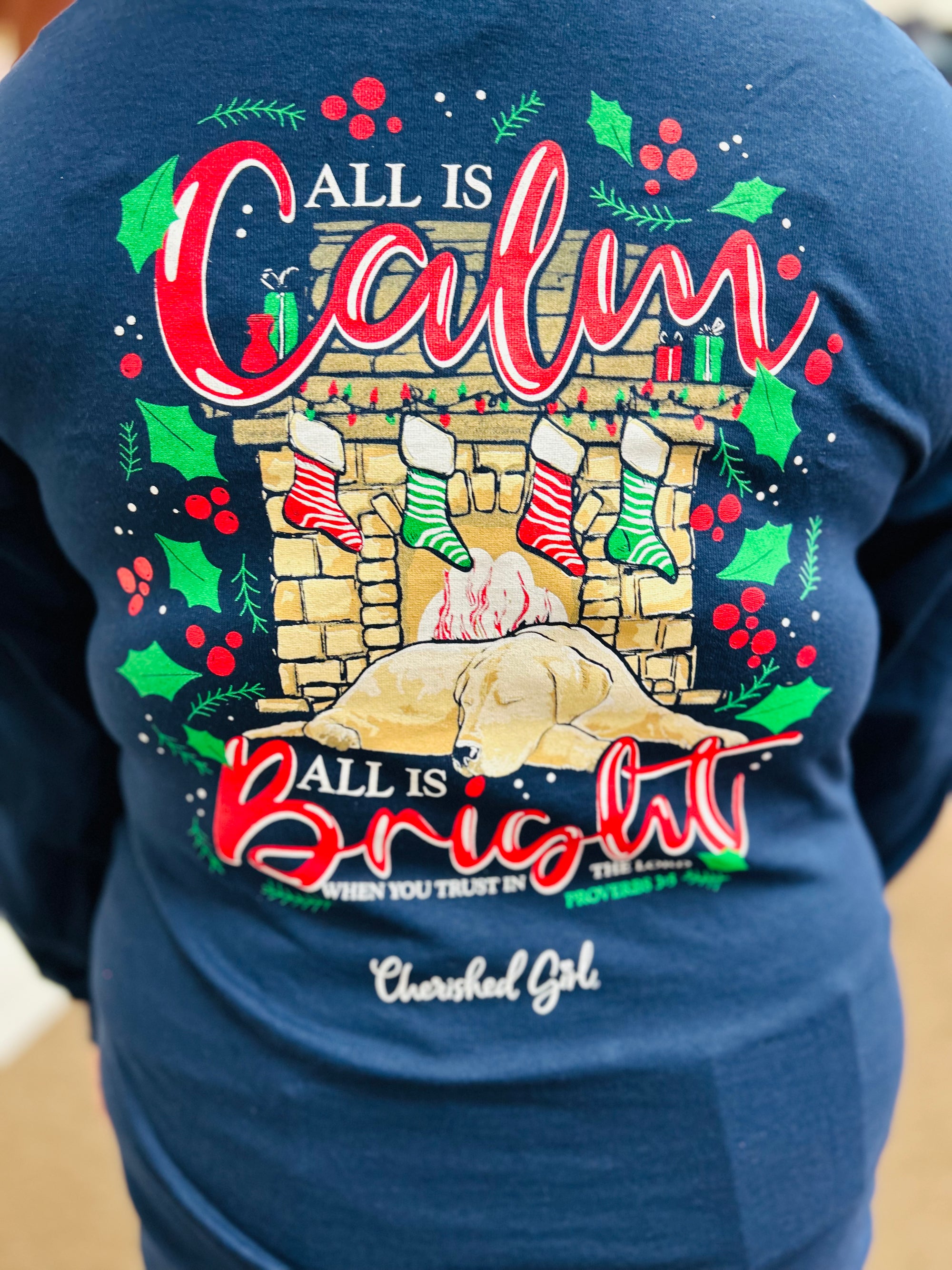 Cherished Girl Long Sleeve Calm & Bright