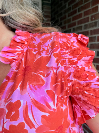 Fresh Picked Floral Midi Dress