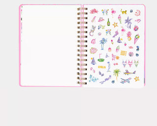 Lilly Pulitzer 2025-2026 Large Agenda: Rousseau Pink Cool As Shell