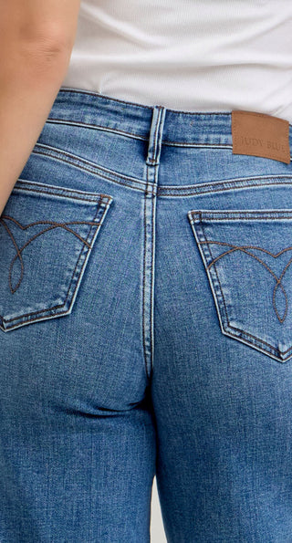 Judy Blue HW Wide Crop Jean