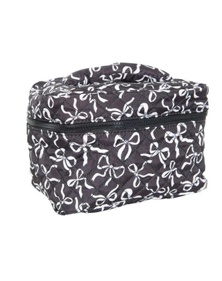Black & White Bows Makeup Bag
