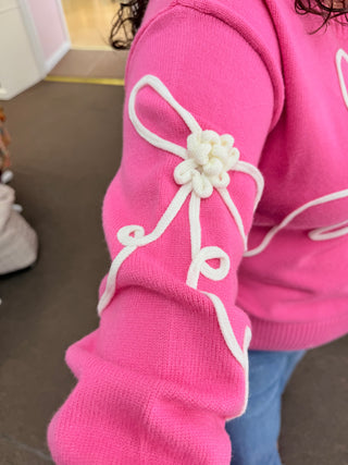 Pretty In Bow Sweater
