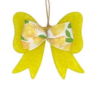 Bow on a Bow Freshie Lemon Chiffon