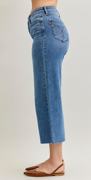 Judy Blue HW Wide Crop Jean