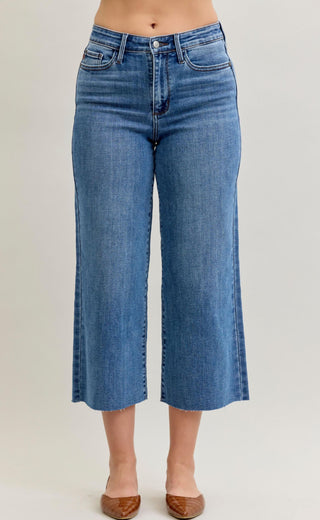 Judy Blue HW Wide Crop Jean