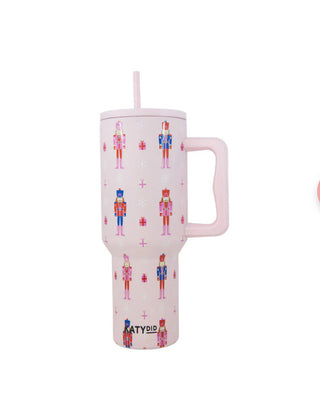Nutcracker 38oz Tumbler W/ Handle