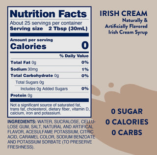 Skinny Mix Sugar Free Irish Cream