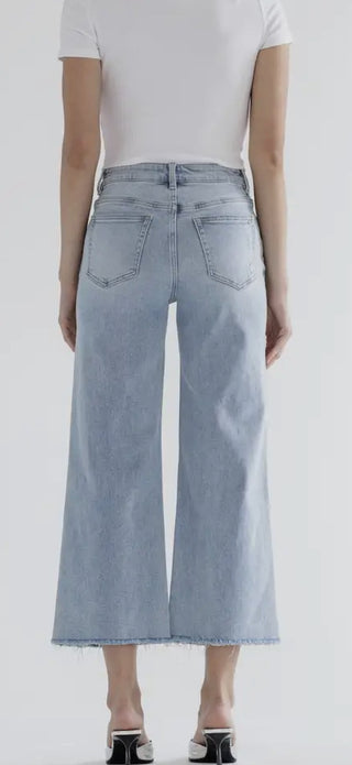 Mica High Rise Wide Leg W/ Pearl Jean
