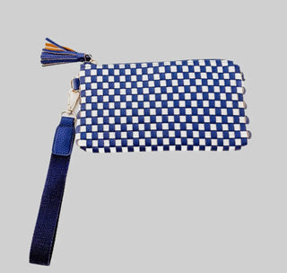 Emma woven Clutch Wristlet