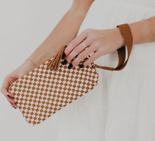 Emma woven Clutch Wristlet