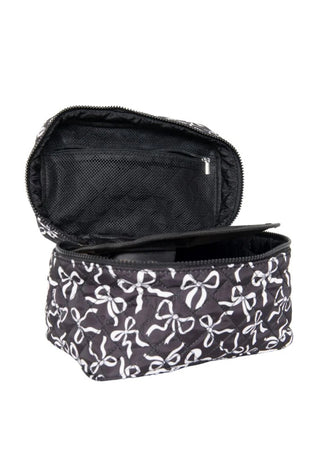 Black & White Bows Makeup Bag