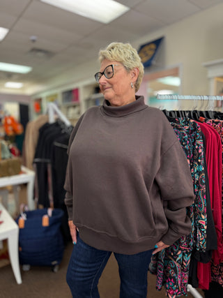 Cozy Core Mock Neck Pullover