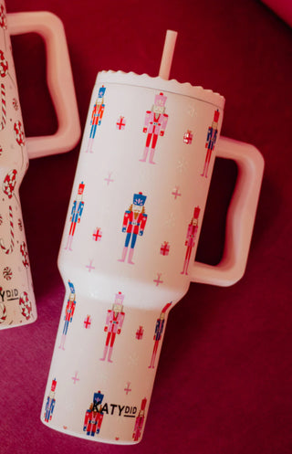 Nutcracker 38oz Tumbler W/ Handle