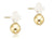 Enewton Signature Cross Off White Stud Earring