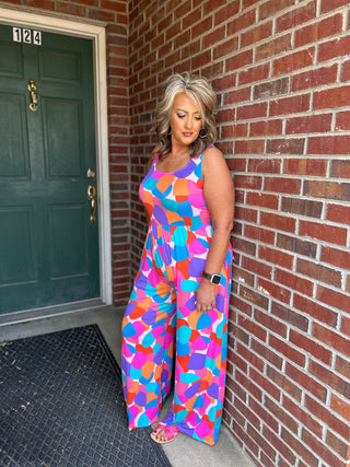 Citrus Sunset Jumpsuit