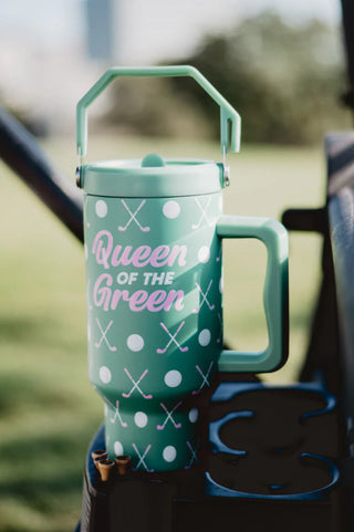 Queen Of The Green Golf 38oz Tumbler With Lid