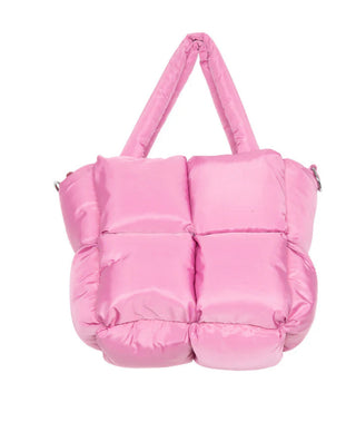 Rose Mini Puffer Tote Bag