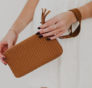 Emma woven Clutch Wristlet