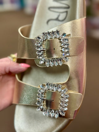 Steller Rhinestone Buckle Slides