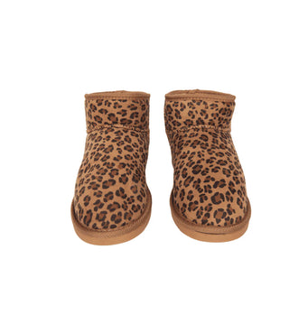 Leopard Mini Ankle Boots