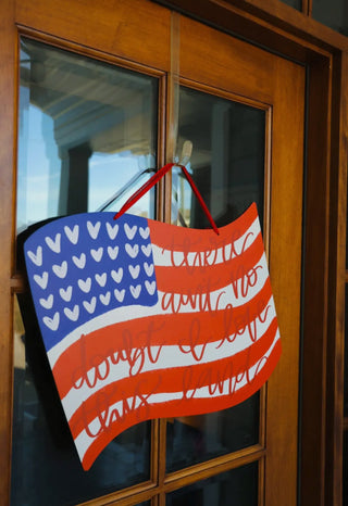 Aint No Doubt Flag Door Hanger