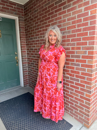 Fresh Picked Floral Midi Dress