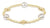 Enewton Admire Pearl 3mm Gold Cross Bead Bracelet