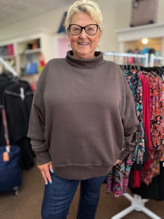 Cozy Core Mock Neck Pullover