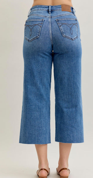 Judy Blue HW Wide Crop Jean