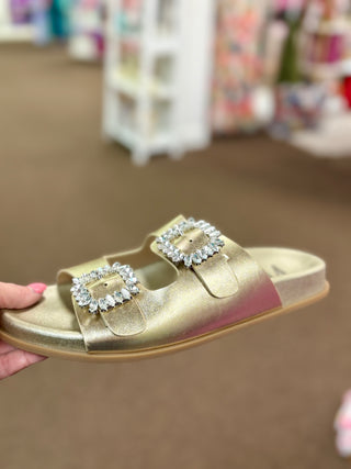 Steller Rhinestone Buckle Slides