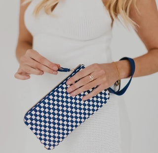 Emma woven Clutch Wristlet